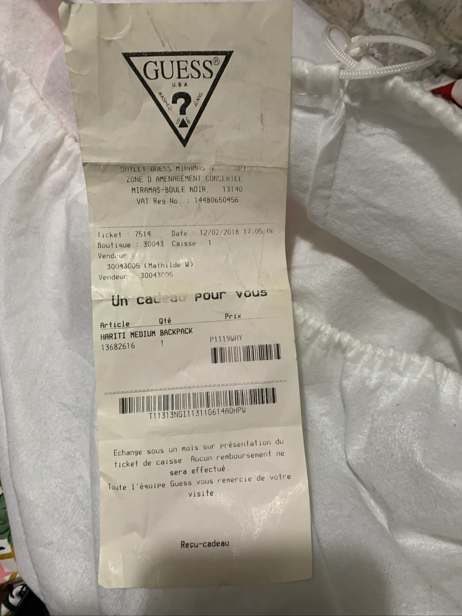 Sacola de costas vermelha nova Guess – photo 6
